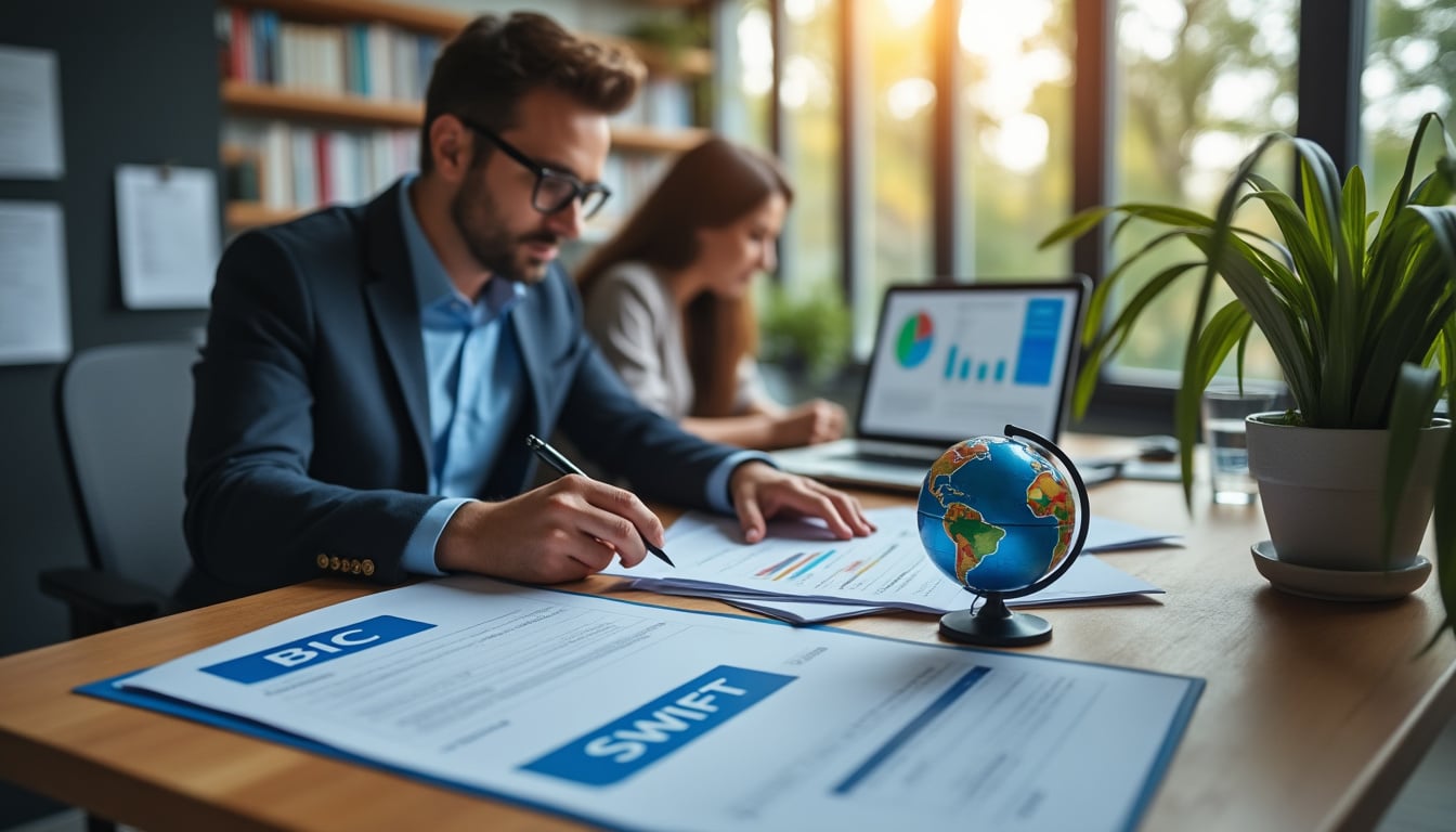 Illustration: Comprendre le rôle du code BIC et du code SWIFT dans la banque internationale