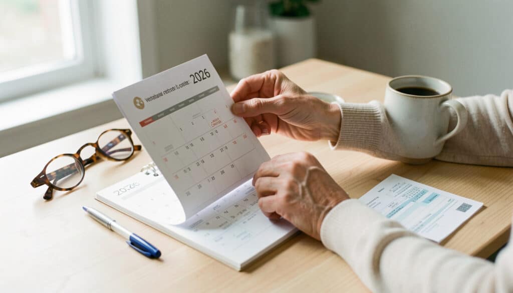 Dates de versement de la retraite CNRACL en 2026
