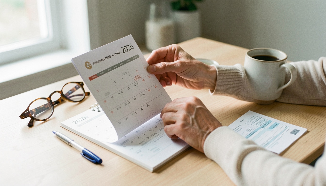 Dates de versement de la retraite CNRACL en 2026